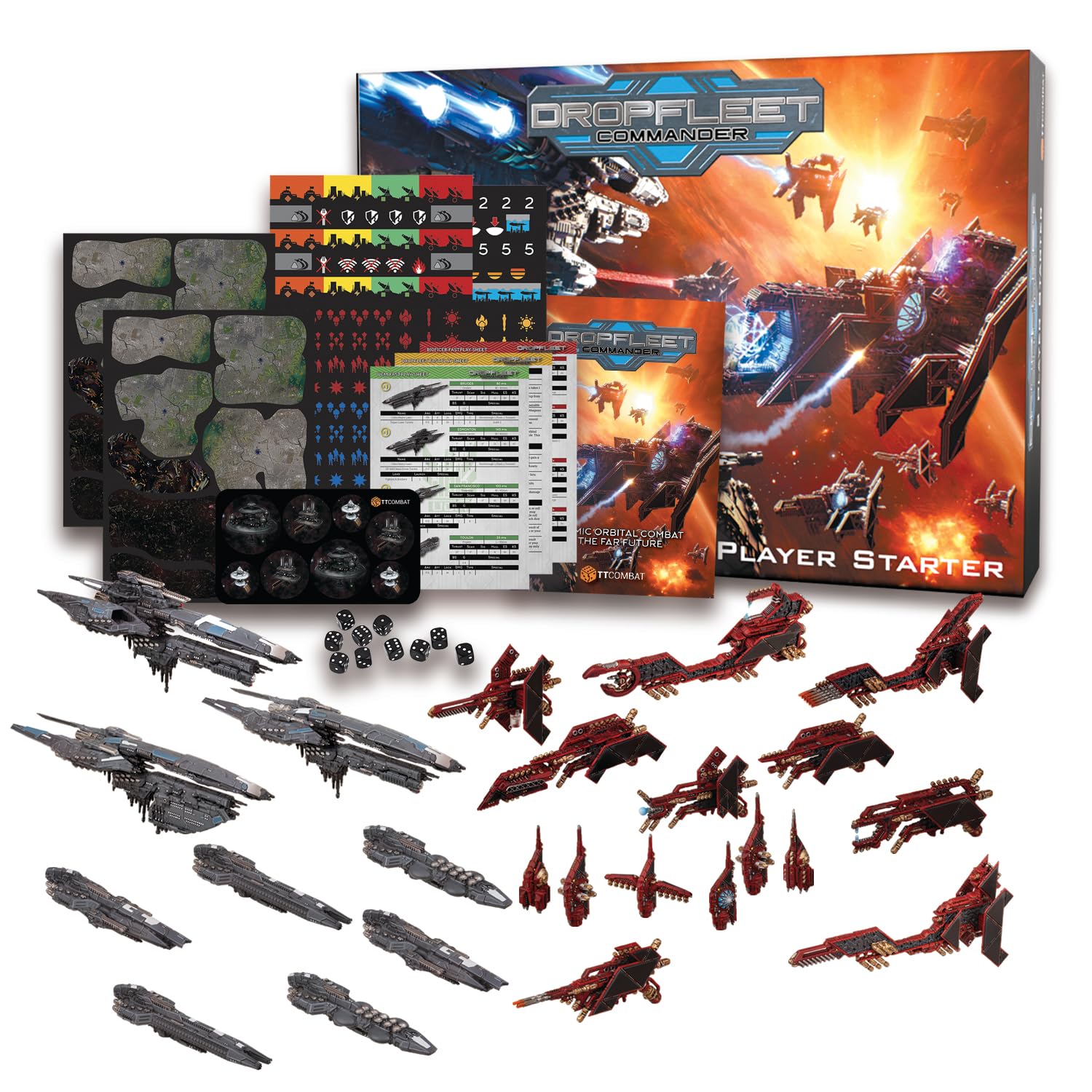 Amazon.com: TTCombat Dropfleet Commander 2 Player Starter Set (2nd